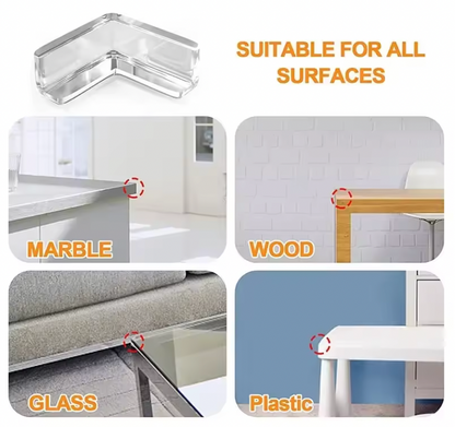 Baby Safety Silicone Protector Table Corner Edge Protection Cover