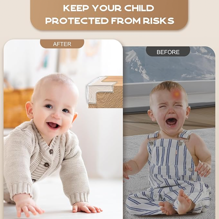 Baby Safety Silicone Protector Table Corner Edge Protection Cover